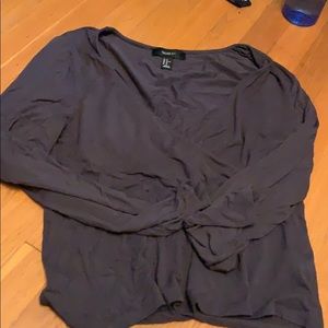 Grey plus size shirt.